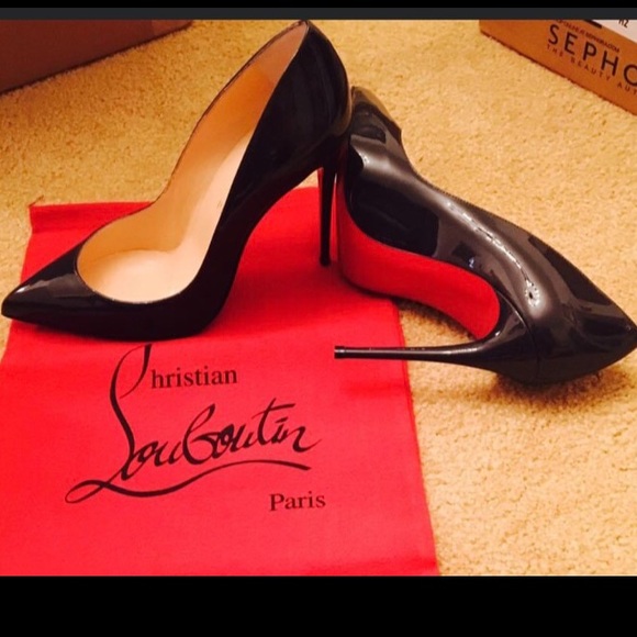 Christian Louboutin Shoes - Christian Louboutin Pigalle 100 Patent, Sz 7.5